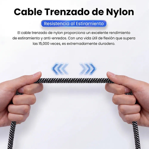 Cable Auxiliar Jack 3.5mm A 3.5mm 1.5m Con Conectores