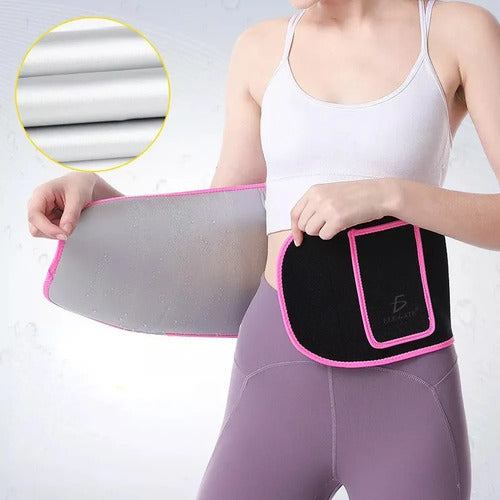Fajas Reductoras De Cintura Para Mujer Faja Con Velcros Negro M