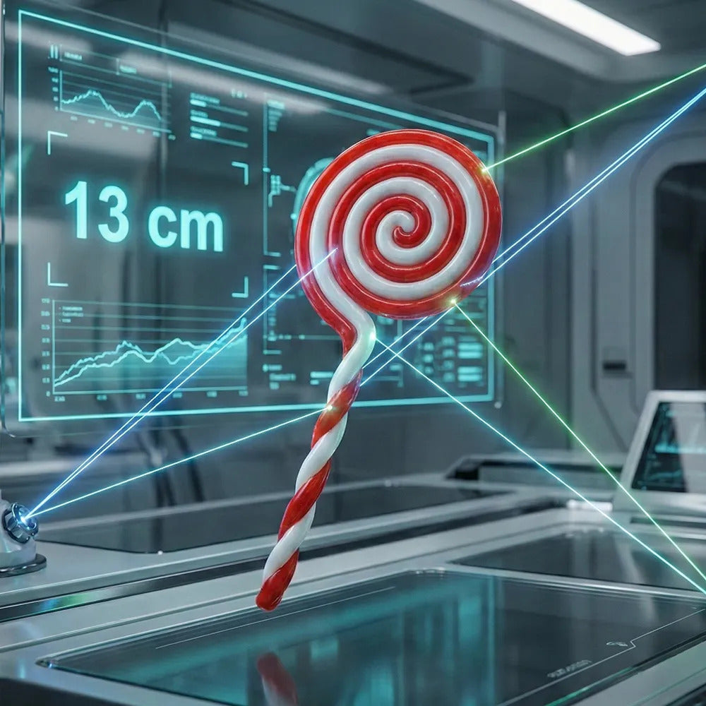 Paquete De 6 Adornos Navideños En Forma De Caramelo