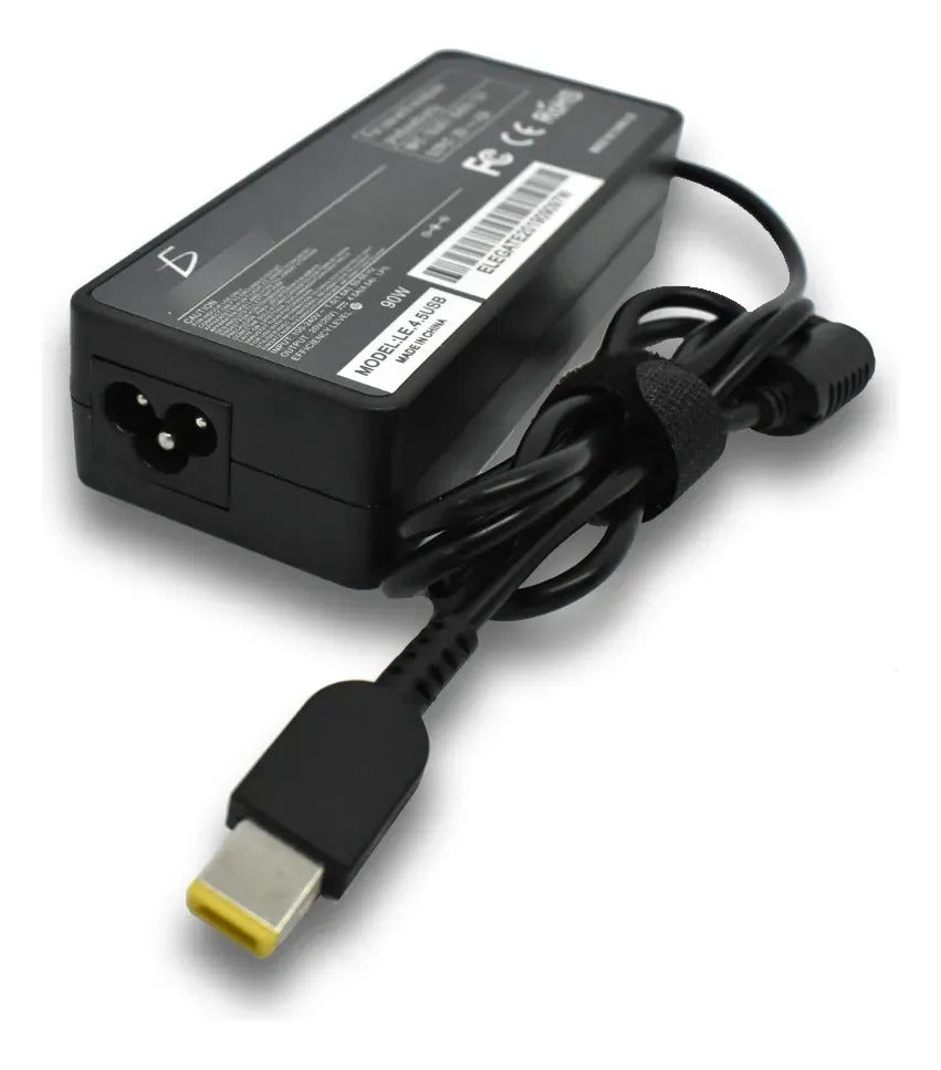 Cargador Laptop Para Lenovo 90w 20v 4.5a Usb Punta Cuadrada