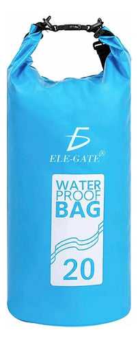 Mochila Seca Impermeable De 20 L Con Tapa Enrollable Para