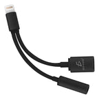 Adaptador Para iPhone Lightning 3.5 Auxiliar Audífonos Y
