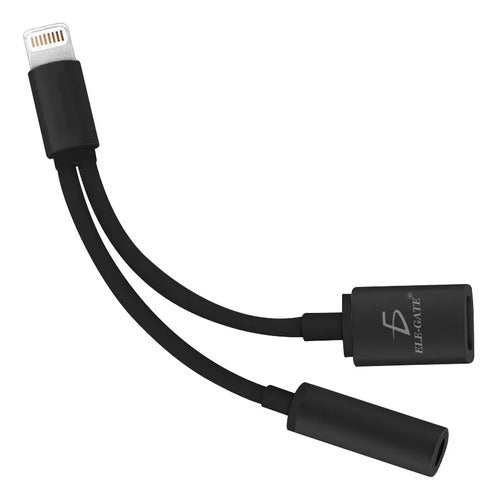 Adaptador Para iPhone Lightning 3.5 Auxiliar Audífonos Y