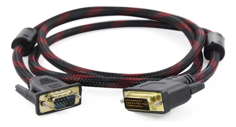 Cable conector adaptador dvi a VGA full HD 1080p