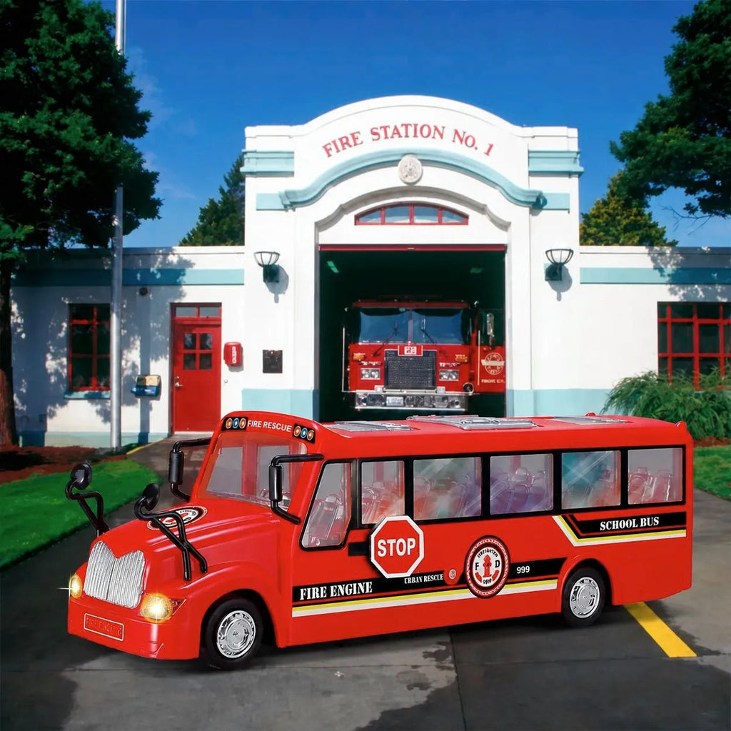 Camión De Bomberos Grande - Diversión Educativa Para Niños