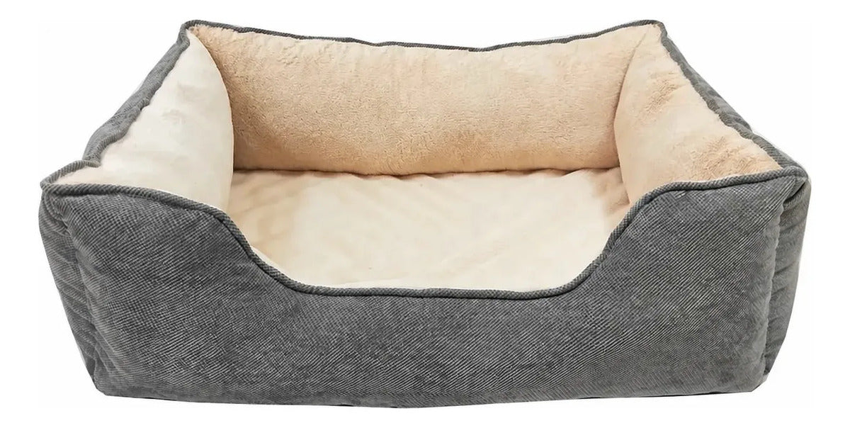 Cama Grande Para Mascota Perro Gato Acolchonada Resistente