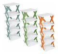 Zapatera organizador plegable con 4 niveles