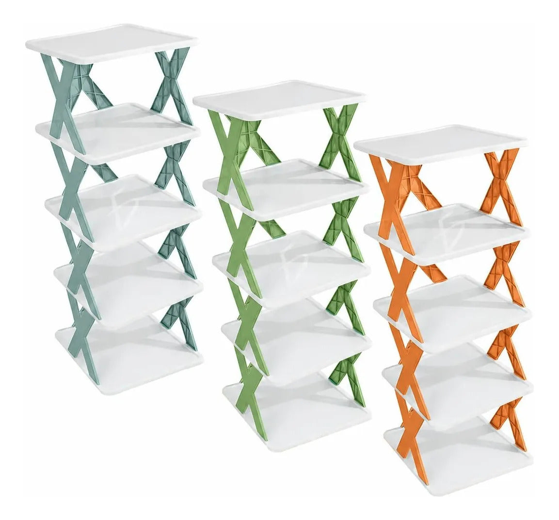 Zapatera Organizador Plegable Con 4 Niveles