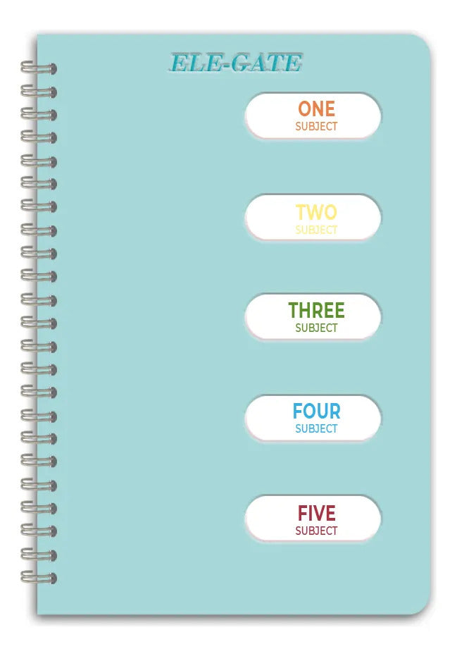 Cuaderno A Raya Organizador Tamaño A5 Coreano Con 5