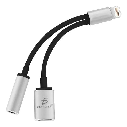 Adaptador para iPhone Lightning 3.5 auxiliar audífonos