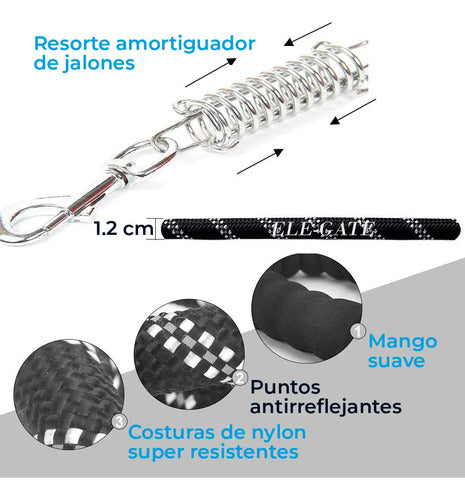 Correa De Nailon Resistente Para Perros De 2 Metros