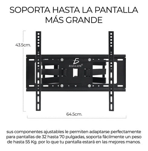 Soporte De Pared Para Tv Hold.58