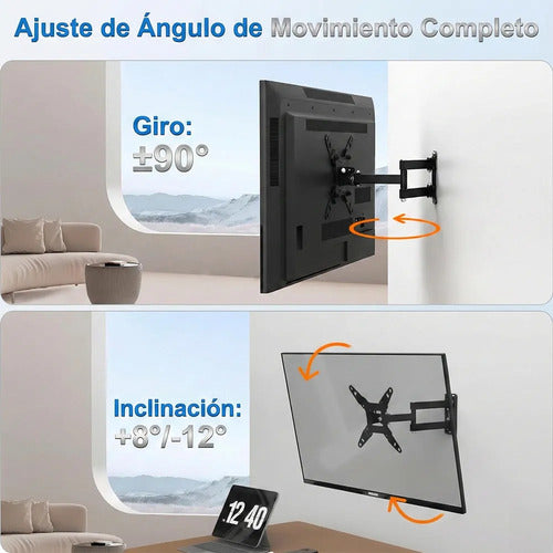 Soporte Articulado Para Tv De 17 A 42 Pulgadas Hasta 20 Kg