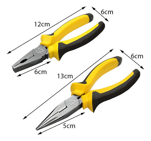 Kit De Pinzas Para Electricistas Y Corte - Herramientas