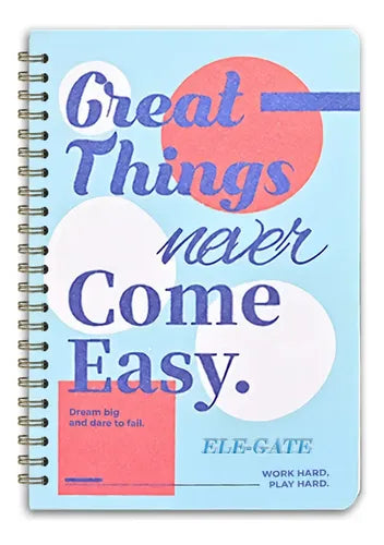 Cuaderno Rayado Con Espiral Y Portada De Brillos Coquete