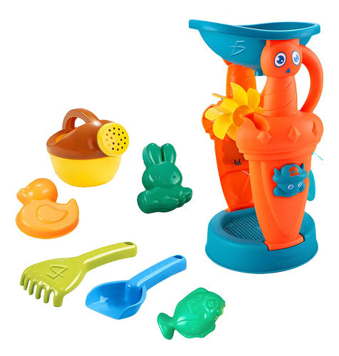 Molino De Arena Grande - Set De Juguetes De Playa Para Niños