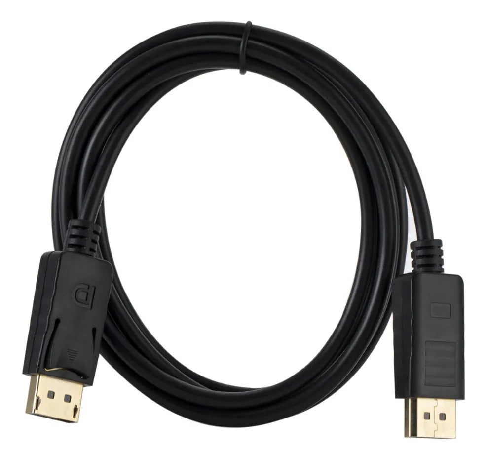Cable Displayport 1080p Macho Macho 1.8 Mts Para Monitor Y