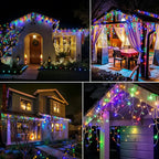 Cascada De Luz Led 4m Rgb Impermeable