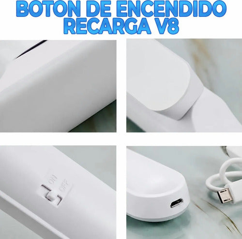 Lampara Recargable Con Base Magnética