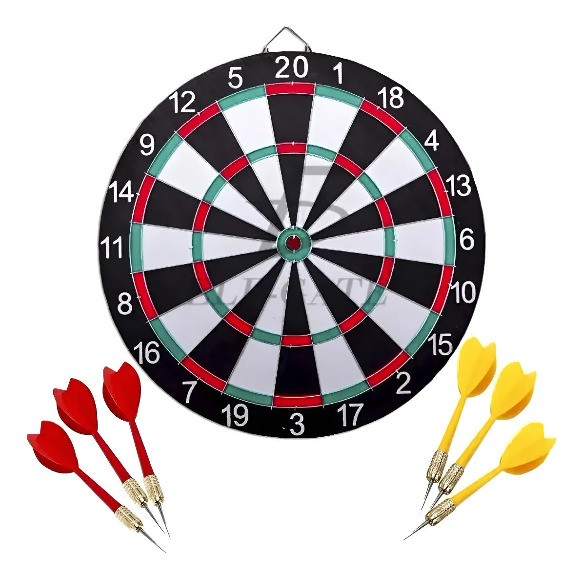 Juego Tablero Con Dardos Y Tiro Al Blanco 14  Multicolor Rayas