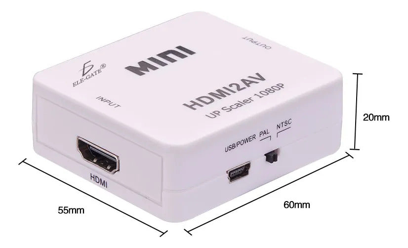 Convertidor Hdmi A Rca Av Audio Video