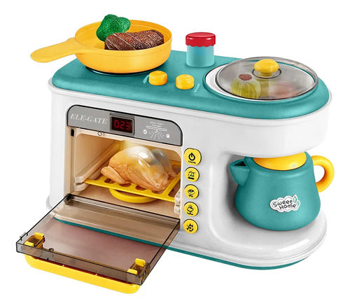Cocina De Juguete Con Luz Sonido Y Música Set De 47 Piezas