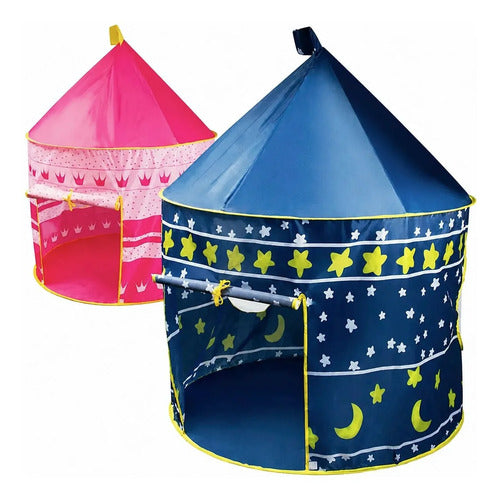 Tienda De Campaña Castillo Portátil Para Niños Diversión Y