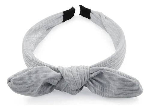 Diadema Sujetadora De Cabello Pelo Con Moño Elegante Elegate