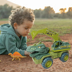 Transportador De Dinosaurios Con Excavadora De Fricción