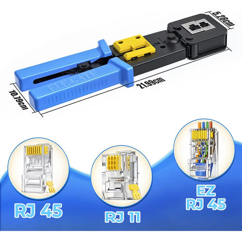 Pinzas De Crimpado Profesional Rj45 Rj12 Rj11