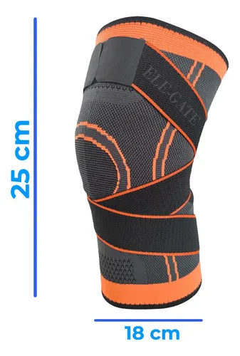 Rodillera De Tejido 3d Transpirable Antideslizante Ajustable