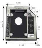 Adaptador Caddy Disco Duro Sata 2.5 Laptop 12.7mm