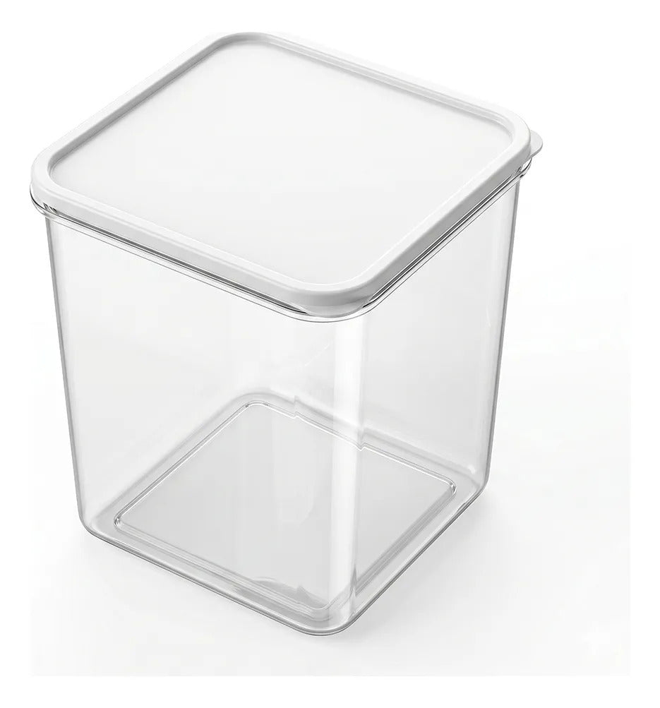 Recipiente hermético transparente 2.7 L para alimentos