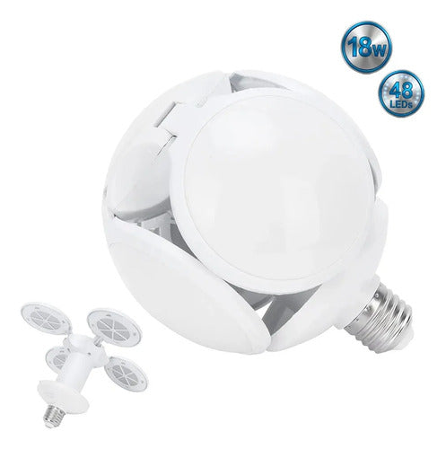 Foco Plegable Led Tipo Futbol De Alta Potencia Con Luz