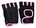 Guantes de fitness con palma acolchada rosa M