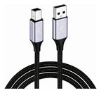 Cable USB tipo-B 2.0 de 2m trenzado para impresora escáner