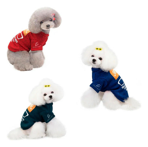 Chaqueta De Invierno Para Mascotas Abrigo Cálido Y Cómodo Azul