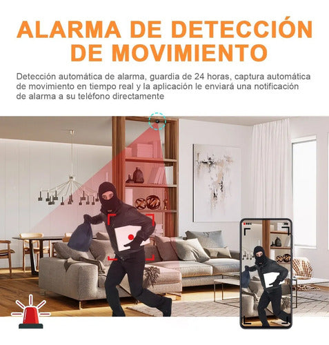 Mini Cámara Ip Smart Wifi Visión Nocturna 2mp 720p