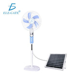 Ventilador Solar De Mesa De 16 Pulgadas Altura Regulable