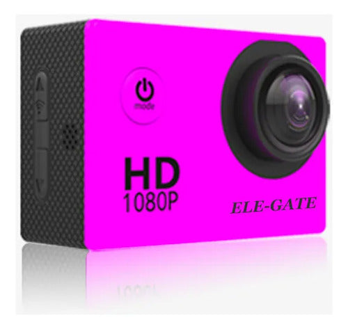 Cámara Deportiva Sumergible Full Hd 1080p