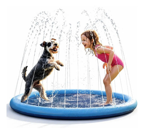 Alfombra Acuática Para Niños Y Mascotas | Splash Pad De Pvc