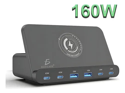 Cargador Inalambrico Rapido Para Celular De Escritorio 7 En