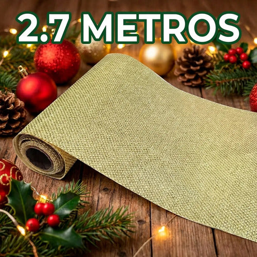 Rollo De Papel Decorativo Metálico Con Textura 2.7 Metros