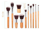 Brochas De Maquillaje Orgánicas Y Ecológicas - Kit