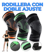 Rodillera De Tejido 3d Transpirable Antideslizante Ajustable