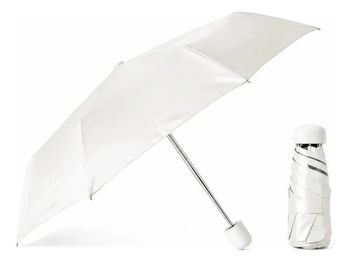 Paraguas Plegable Para Sol Y Lluvia Apertura Fácil Ideal