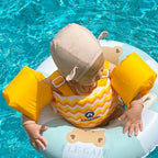 Flotador De Piscina Tipo Dona Para Niños Con Agarraderas Y