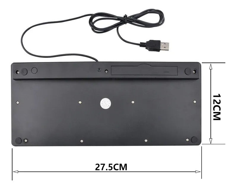 Mini Teclado Usb Alambrico 78 Teclas Español