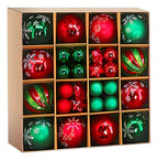 Esferas Navideñas Tipo Cristal 44 Piezas