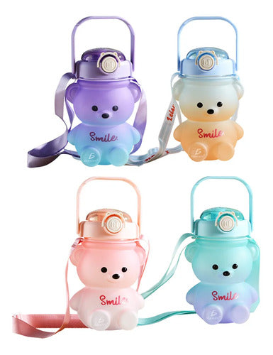 Botella Deportiva Con Forma De Oso - Capacidad 500 Ml Aleatorio